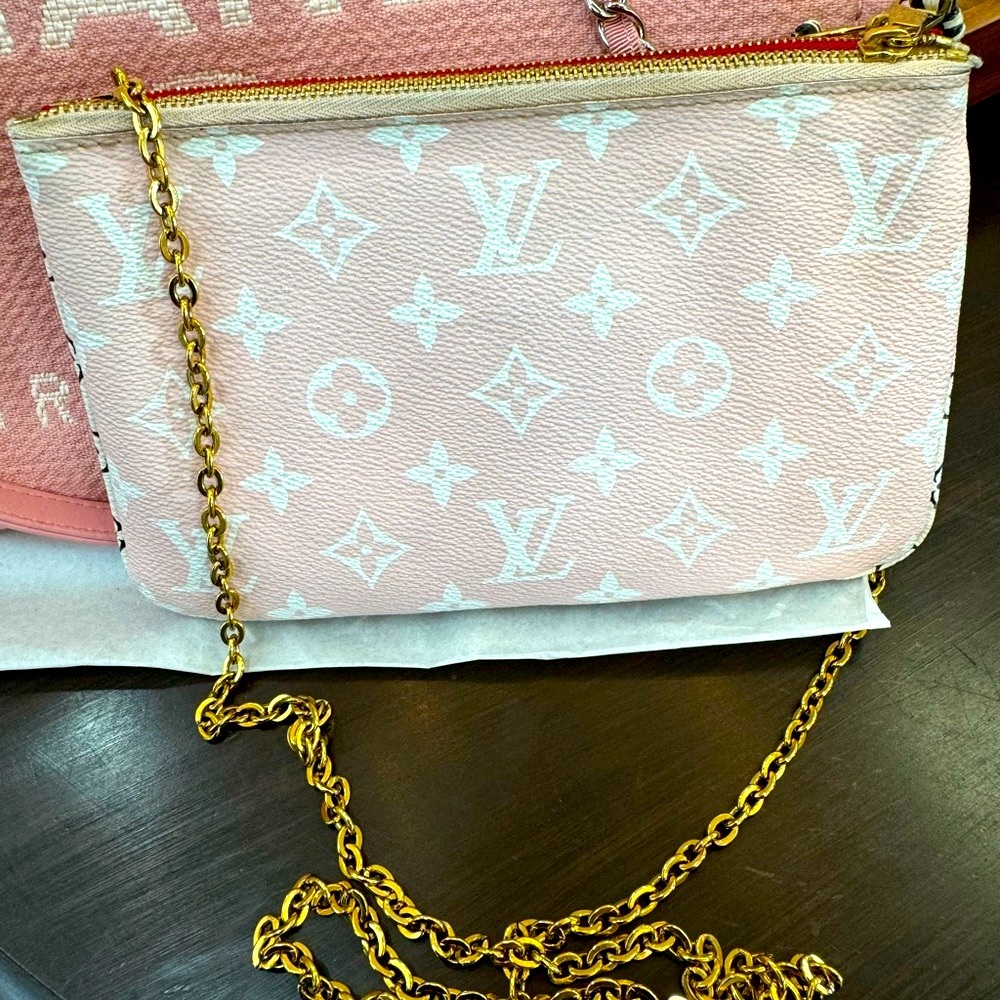 Louis Vuitton Pink Monogram Crossbody Bag